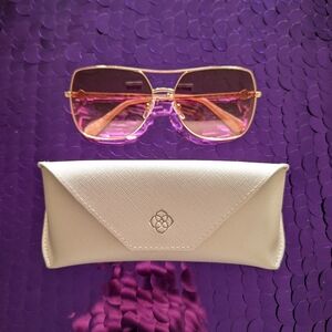 Kendra Scott Davie Sunglasses - Rose Gold